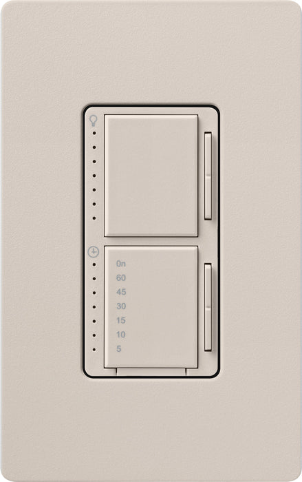 Lutron Maestro Dual LED+ Controls Dimmer And Timer Single Pole Taupe-Box (MACL-L3T251-TP)