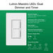 Lutron Maestro Dual LED+ Controls Dimmer And Timer Single Pole Brown-Box (MACL-L3T251-BR)