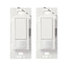 Lutron Maestro Occupancy/Vacancy Sensor Switch Single-Pole 120V White 2 Pack (MS-OPS2-WH-2)