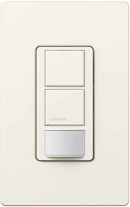 Lutron Maestro DV 6A Occupancy Sensor Single-Pole Dual Circuit Biscuit (MS-OPS6-DDV-BI)