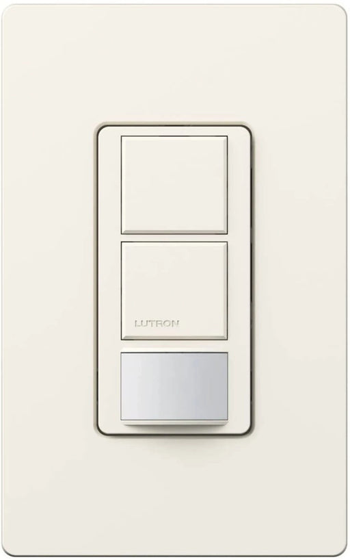 Lutron Maestro DV 6A Occupancy Sensor Single-Pole Dual Circuit Biscuit (MS-OPS6-DDV-BI)