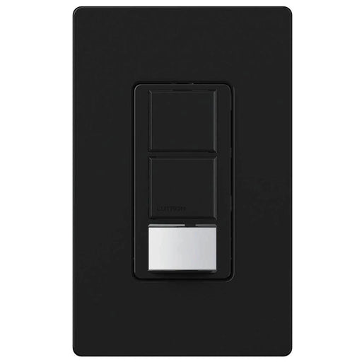Lutron Maestro DV 6A Occupancy Sensor Single-Pole Dual Circuit Black (MS-OPS6-DDV-BL)