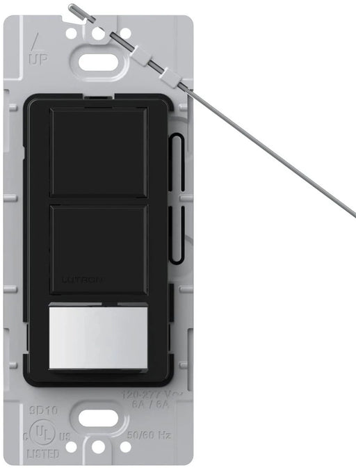 Lutron Maestro DV 6A Occupancy Sensor Single-Pole Dual Circuit Black (MS-OPS6-DDV-BL)