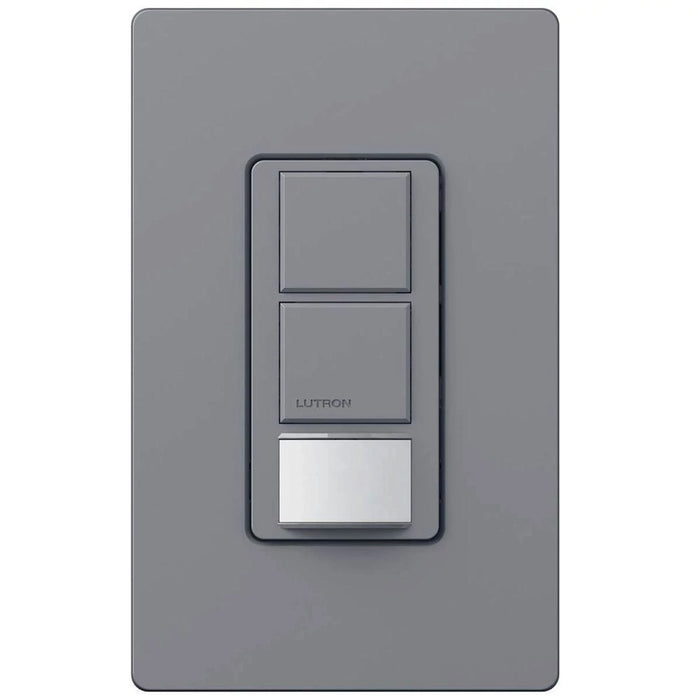 Lutron Maestro DV 6A Occupancy Sensor Single-Pole Dual Circuit Gray (MS-OPS6-DDV-GR)