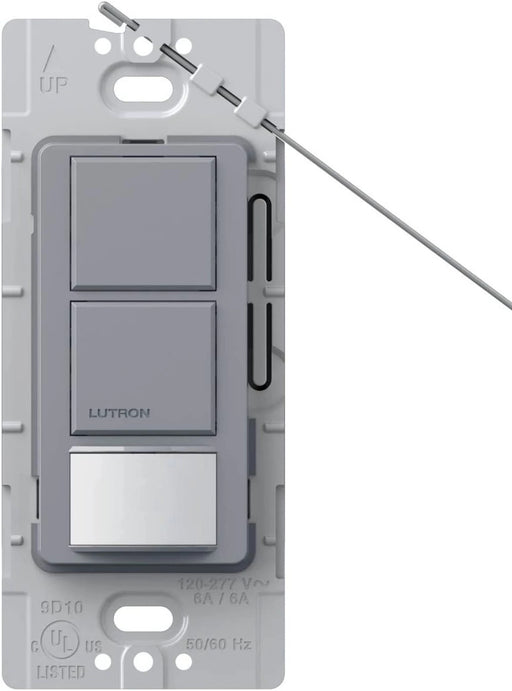 Lutron Maestro DV 6A Occupancy Sensor Single-Pole Dual Circuit Gray (MS-OPS6-DDV-GR)