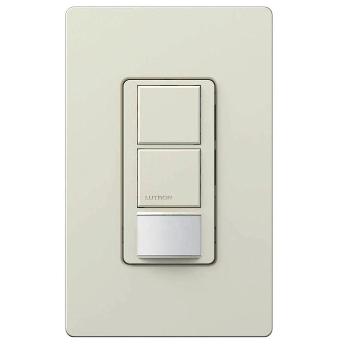Lutron Maestro DV 6A Occupancy Sensor Single-Pole Dual Circuit Light Almond (MS-OPS6-DDV-LA)