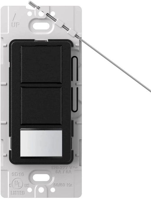 Lutron Maestro DV 6A Occupancy Sensor Single-Pole Dual Circuit Midnight (MS-OPS6-DDV-MN)