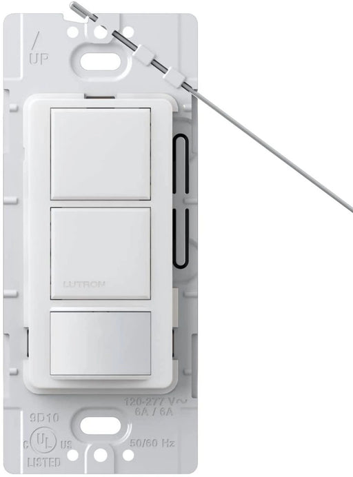 Lutron Maestro DV 6A Occupancy Sensor Single-Pole Dual Circuit Snow (MS-OPS6-DDV-SW)