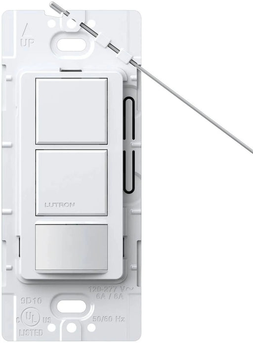 Lutron Maestro DV 6A Occupancy Sensor Single-Pole Dual Circuit White (MS-OPS6-DDV-WH)
