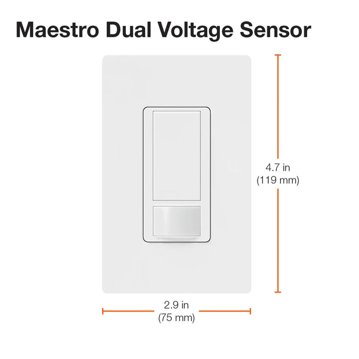 Lutron Maestro DV 6A Vacancy Sensor 3-Way Taupe (MS-VPS6M2-DV-TP)
