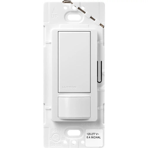 Lutron Maestro DV 6A Vacancy Sensor 3-Way White (MS-VPS6M2-DV-WH)