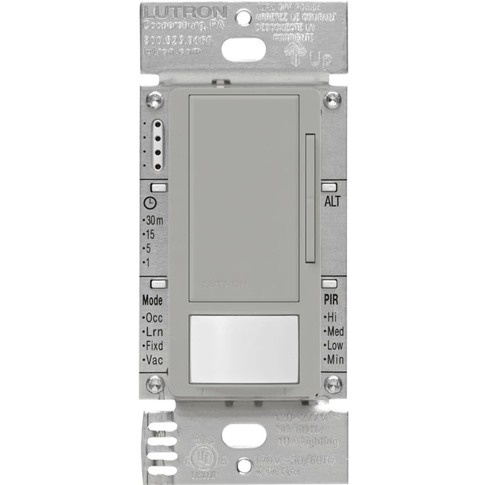 Lutron Maestro Dual Volt 8A 0-10V Vacancy Sensor Gray (MS-Z101-V-GR)
