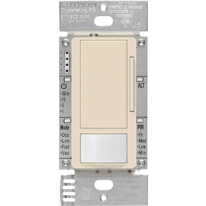 Lutron Maestro Dual Volt 8A 0-10V Occupancy Sensor Light Almond (MS-Z101-LA)