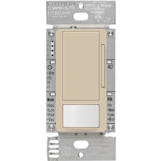 Lutron Maestro Dual Volt 8A 0-10V Occupancy Sensor Taupe (MS-Z101-TP)