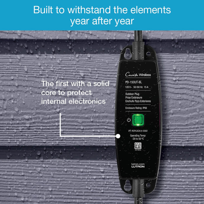 Lutron Outdoor Smart Plug Box (PD-15OUT-BL)