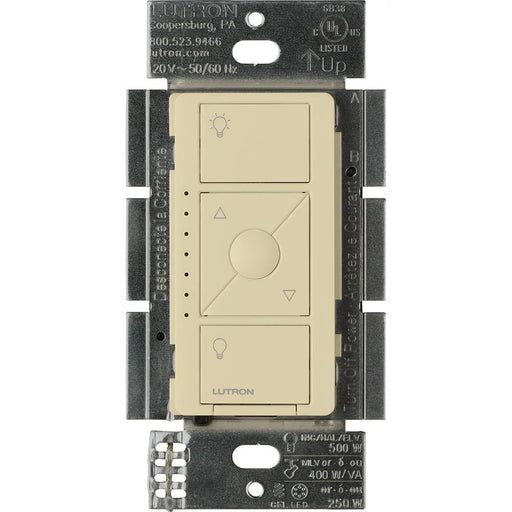 Lutron Caseta 500W Dimmer Electronic Low Voltage Multi Location With Neutral Ivory (PD-5NE-IV)