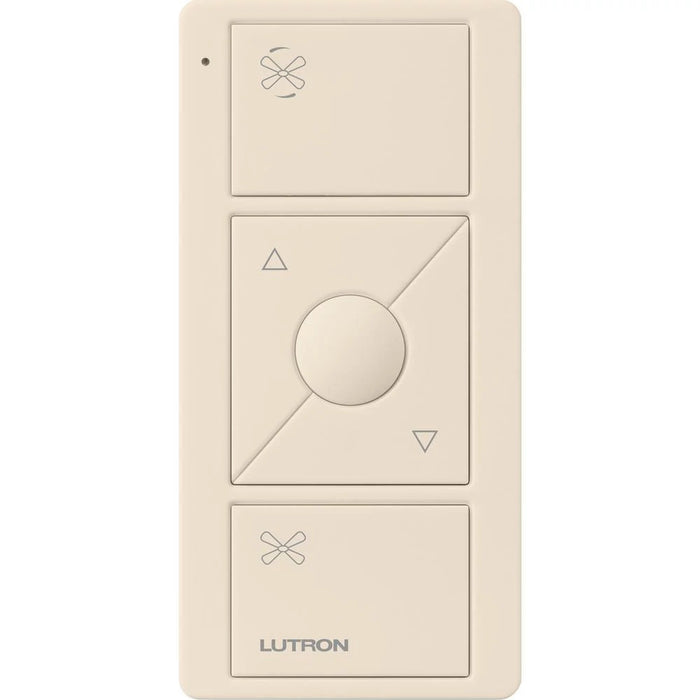 Lutron Pico RF 434Mhz Fan Control Light Almond (PJ2-3BRL-GLA-F01)