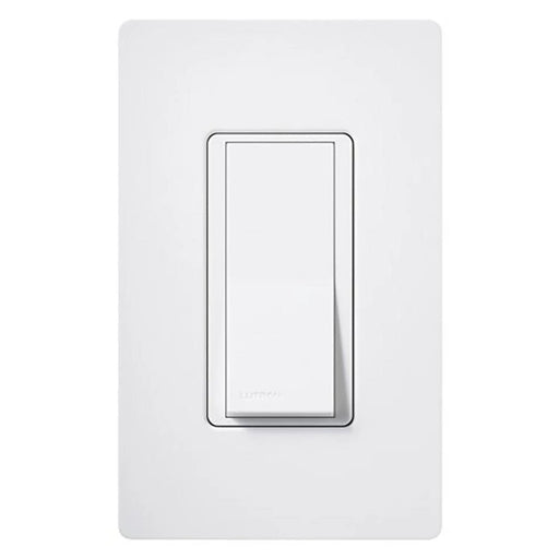 Lutron Satin 15A Switch Single-Pole With Nightlight Snow (SC-1PSNL-SW)