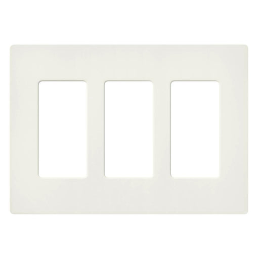 Lutron Satin Wall Plate 3-Gang Biscuit (SC-3-BI)