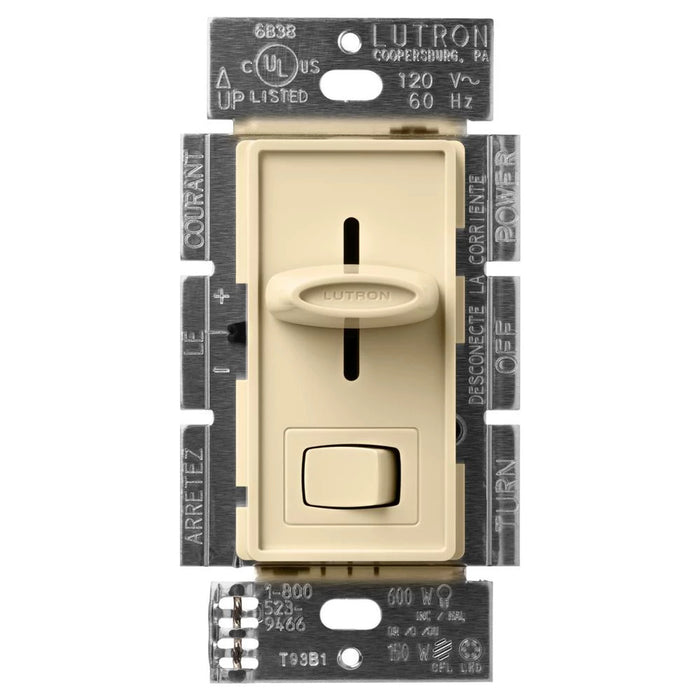 Lutron Skylark Compact Fluorescent /LED Dimmer Ivory Clamshell (SCL-153PH-IV)