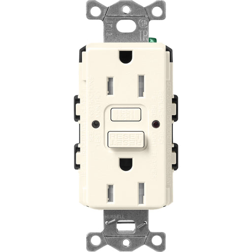 Lutron Satin 15A Receptacle Self-Testing GFCI Biscuit (SCR-15-GFST-BI)
