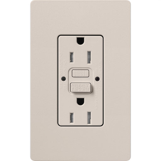 Lutron Satin 15A Receptacle Self-Testing GFCI Taupe (SCR-15-GFST-TP)