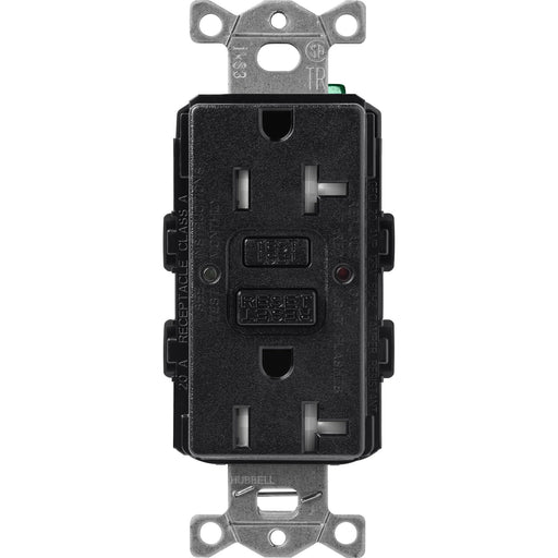 Lutron Satin 20A Receptacle Self-Testing GFCI Midnight (SCR-20-GFST-MN)