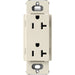 Lutron Claro Designer Tamper-Resistant Receptacle 20A 125V Satin Finish Pumice (SCR-20-PM)