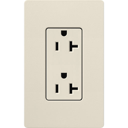 Lutron Claro Designer Tamper-Resistant Receptacle 20A 125V Satin Finish Pumice (SCR-20-PM)