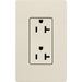 Lutron Claro Designer Tamper-Resistant Receptacle 20A 125V Satin Finish Pumice (SCR-20-PM)