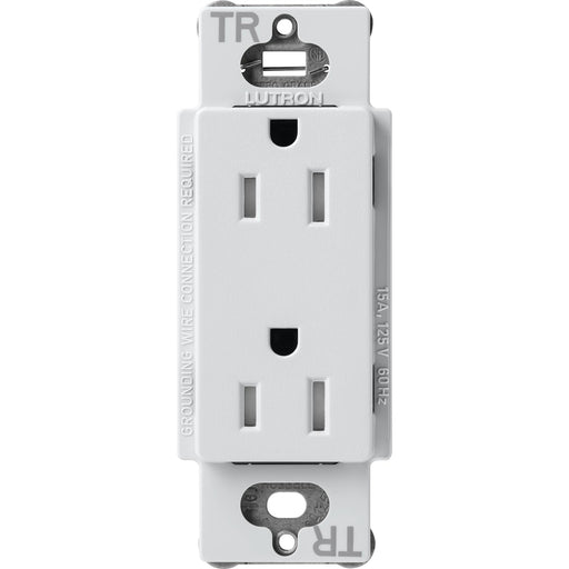 Lutron Claro Designer Tamper-Resistant Receptacle 15A 125V Satin Finish Mist (SCRS-15-TR-MI)