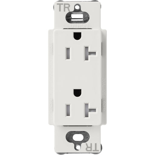 Lutron Claro Designer Tamper-Resistant Receptacle 20A 125V Satin Finish Lunar Gray (SCRS-20-TR-LG)