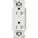 Lutron Claro Designer Tamper-Resistant Receptacle 20A 125V Satin Finish Lunar Gray (SCRS-20-TR-LG)