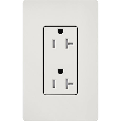 Lutron Claro Designer Tamper-Resistant Receptacle 20A 125V Satin Finish Lunar Gray (SCRS-20-TR-LG)