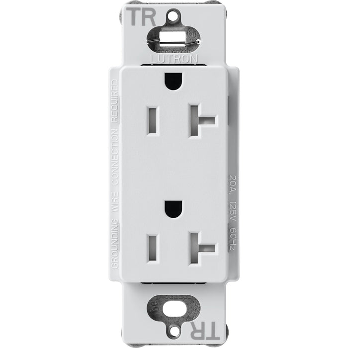 Lutron Claro Designer Tamper-Resistant Receptacle 20A 125V Satin Finish Mist (SCRS-20-TR-MI)