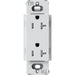 Lutron Claro Designer Tamper-Resistant Receptacle 20A 125V Satin Finish Mist (SCRS-20-TR-MI)