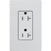Lutron Claro Designer Tamper-Resistant Receptacle 20A 125V Satin Finish Mist (SCRS-20-TR-MI)