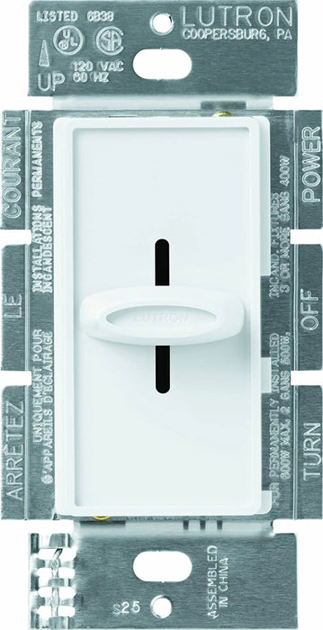 Lutron Skylark 5A Fan Single-Pole Variable Speed Control White Clamshell (SFS-5EH-WH)