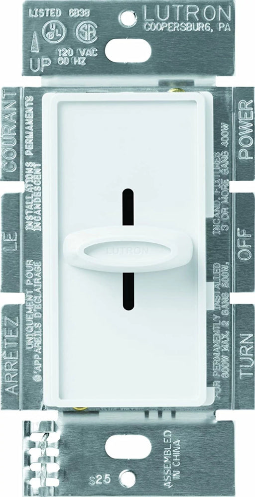 Lutron Skylark 5A Fan Single-Pole Variable Speed Control White Clamshell (SFS-5EH-WH)