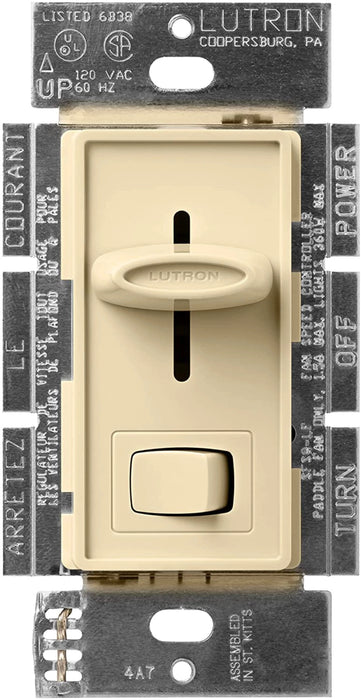 Lutron Skylark 1.5A/360W Fan/Light Control Single-Pole Ivory (SFSQ-LF-IV)