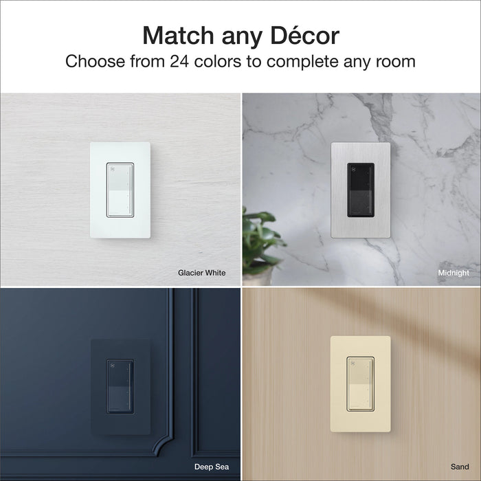 Lutron Sunnata Touch Fan Control 4-Speed 1.5A Paddle Fan AC Motor Single Pole Neutral Required 120V Biscuit (ST-FSQ-N-BI)