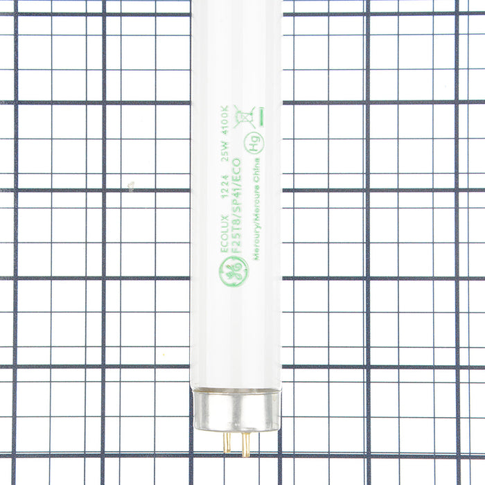 GE F25T8/SP41/ECO 3 Foot 25W T8 4100K 700 Series Phosphors (45756)