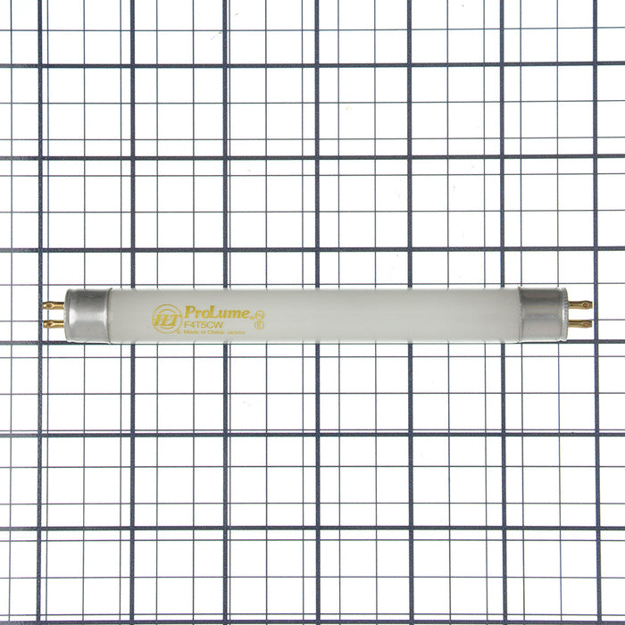 Halco F4T5CW 4W 6 Inch Fluorescent T5 4100K 117Lm 65 CRI Mini Bi-Pin Base Tube (9213)
