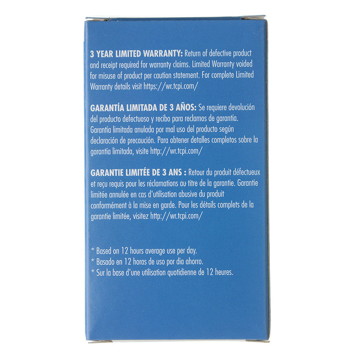 TCP LED Classic Filaments 4.5W A19 Dimmable 15000 Hours 40W Equivalent 2400K 450Lm E26 Base Frost 92 CRI (FA19D4024E26SFR92)