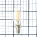 TCP LED Classic Filaments 4W B11 Dimmable 15000 Hours 40W Equivalent 2700K 300Lm E12 Base Clear 95 CRI (FB11D4027E12SCL95)