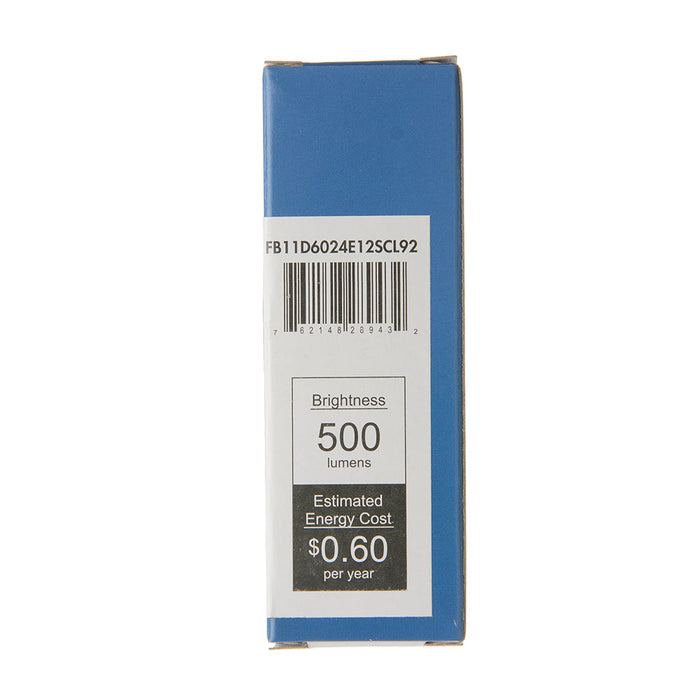 TCP LED Classic Filaments 5W B11 Dimmable 15000 Hours 60W Equivalent 2400K 500Lm E12 Base Clear 92 CRI (FB11D6024E12SCL92)