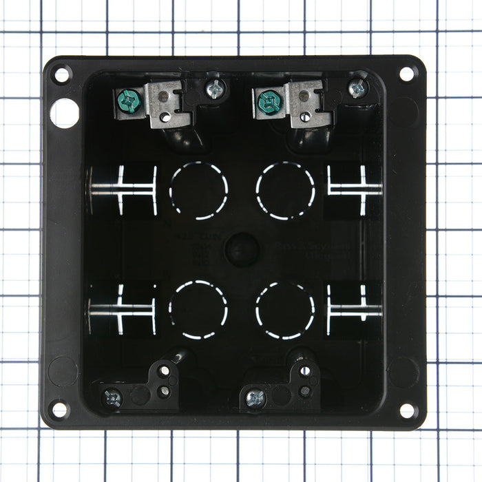 Pass And Seymour Floor Box 2-Gang 2 Duplex Receptacle Nickel (FB2TRDR2N)