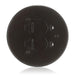 Leviton Cover Plate For FBDC1 Concrete Floor Box System Flip Lid And 2 Locking Doors Dark Bronze (FBCCF-DB)