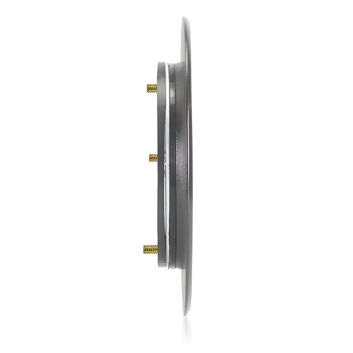 Leviton Cover Plate For FBDC1 Concrete Floor Box System Flip Lid And 2 Locking Doors Dark Bronze (FBCCF-DB)