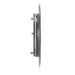 Leviton Cover Plate For FBDC1 Concrete Floor Box System Flip Lid And 2 Locking Doors Dark Bronze (FBCCF-DB)